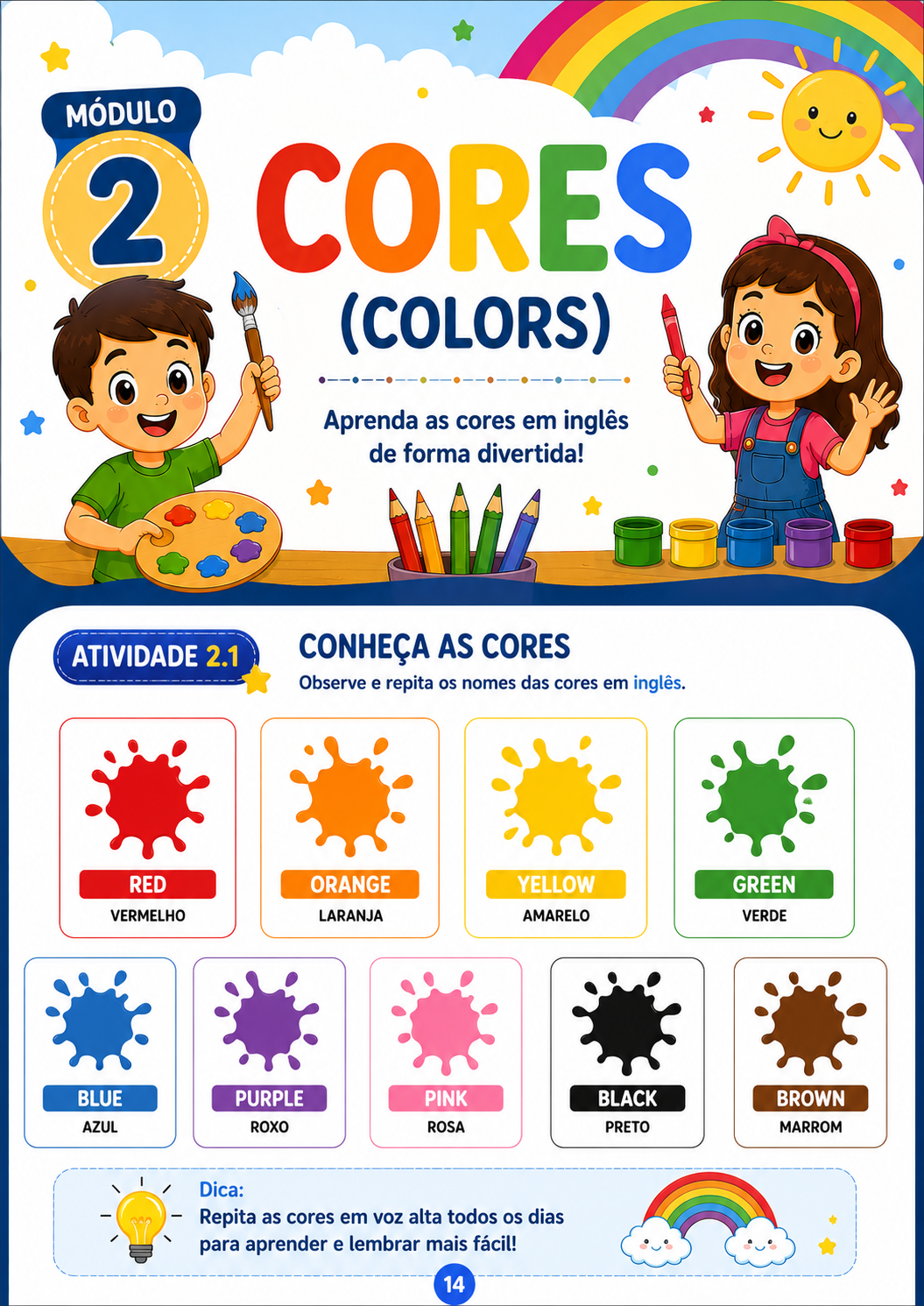 Módulo 2 - Cores